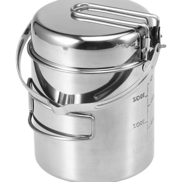 غلاية طهي مزدوجة الاستخدام من الفولاذ المقاوم للصدأ