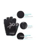 ⁦قفازات ركوب الدراجات الرياضية المبطنة نصف الإصبع، قابلة للتهوية وامتصاص الصدمات⁩ - الصورة ⁦4⁩