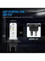 ⁦مصباح ضباب LED للسيارة مكون من قطعتين⁩ - الصورة ⁦3⁩