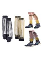 أغطية ساق شبكية مضادة للبعوض وأكمام للحشرات وأغطية للساقين للتخييم في الهواء الطلق والمشي لمسافات طويلة وصيد الأسماك