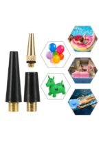 ⁦طقم محول صمام دراجة لعجلات بريستا إلى دانلوب ومن شريدر إلى بريستا مع رؤوس⁩ - الصورة ⁦2⁩