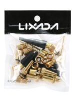 ⁦طقم محول صمام دراجة لعجلات بريستا إلى دانلوب ومن شريدر إلى بريستا مع رؤوس⁩ - الصورة ⁦6⁩