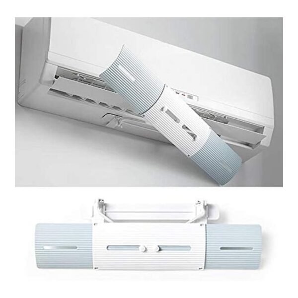 غطاء مكيف هواء قابل للتعديل ومضاد للرياح المباشرة