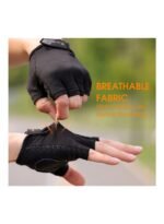 ⁦قفاز رياضي بنصف أصابع⁩ - الصورة ⁦2⁩