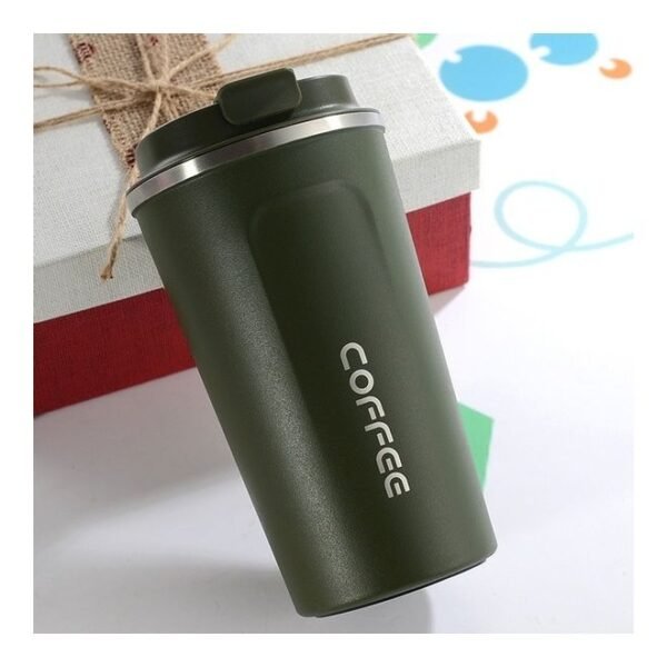 كوب قهوة مزدوج من الفولاذ المقاوم للصدأ