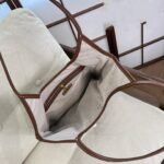 ⁦حقيبة ميو ميو القماشية المخططة⁩ - الصورة ⁦6⁩