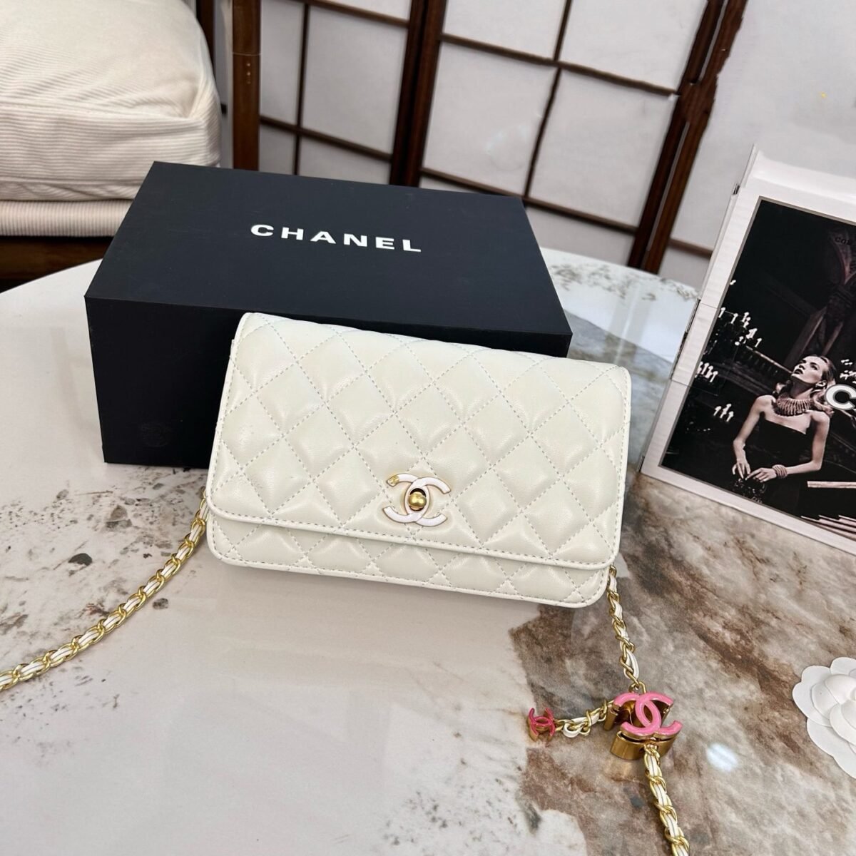 wsxc1746315829729_0 حقيبة شانيل الجديدة ١٩*١٢ سم - الصورة 1