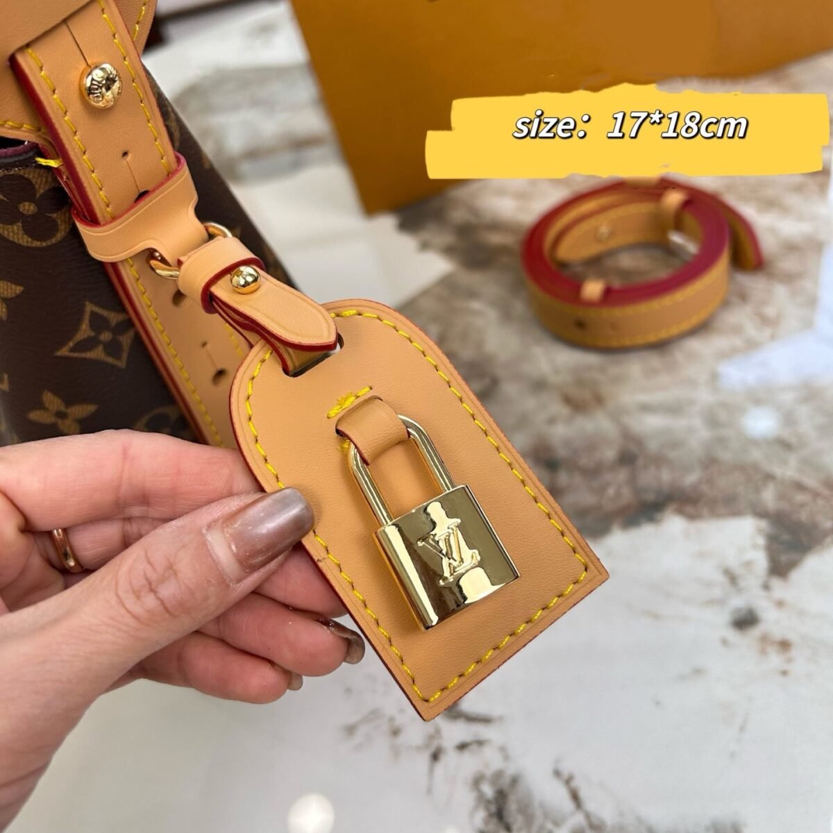 ⁦حقيبة دلو الزهور الجديدة من لويس فيتون⁩ - الصورة ⁦6⁩