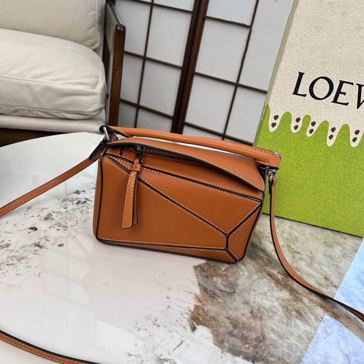 wsxc1746398993577_5 حقيبة لويي الهندسية الصغيرة - الصورة 1