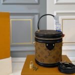 حقيبة لويس فويتون LV بتصميم دائري متناسق الألوان، بتصميم فورتشن باريل.