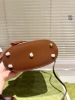 ⁦حقيبة دلو من الخيزران من غوتشي⁩ - الصورة ⁦8⁩