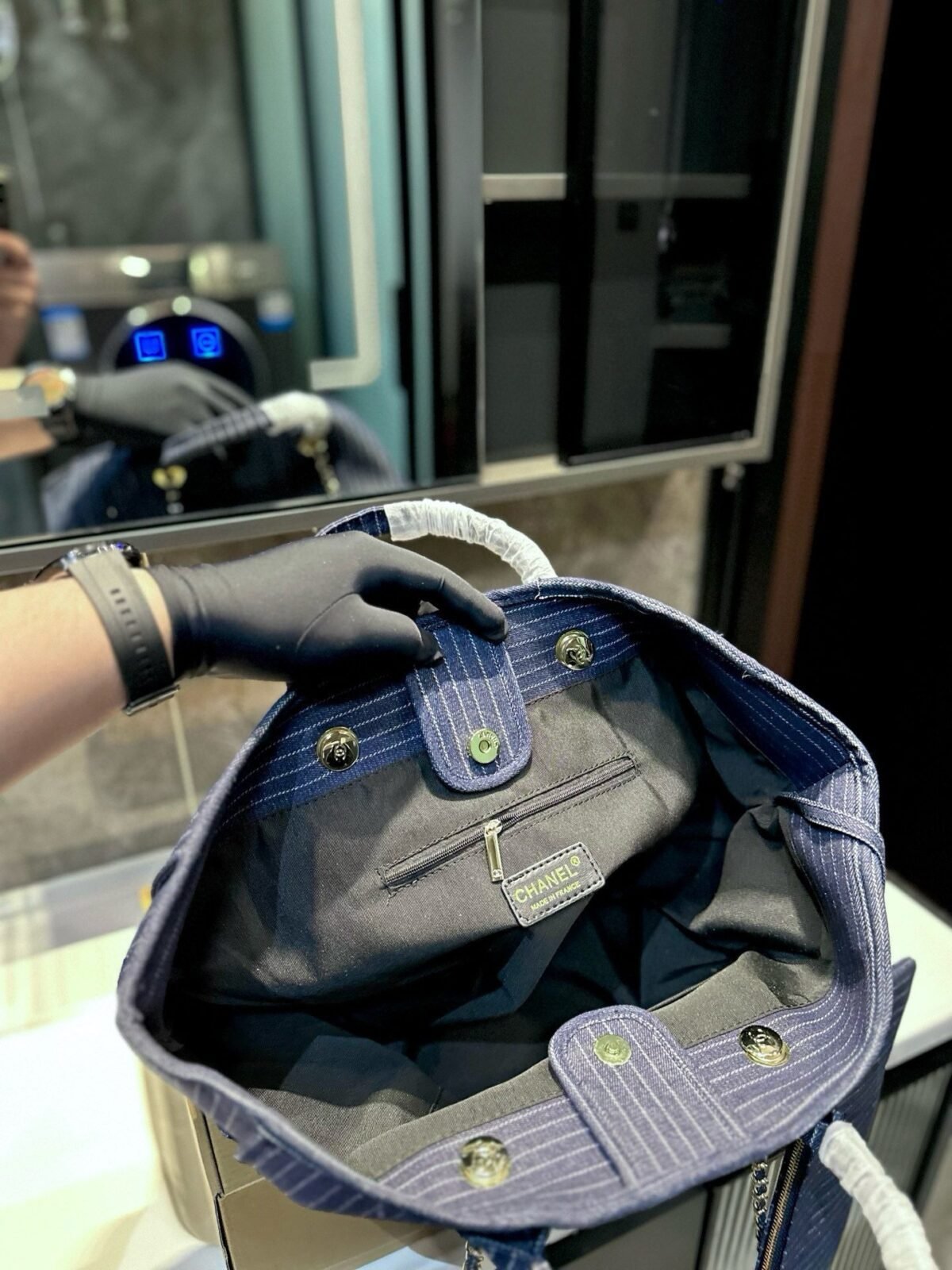 ⁦حقيبة شاطئ شانيل⁩ - الصورة ⁦7⁩