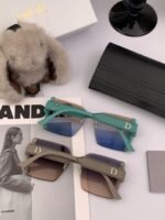 ⁦نظارات شمسية ديور العصرية الجديدة، بإطار مربع، مستقطبة⁩ - الصورة ⁦5⁩