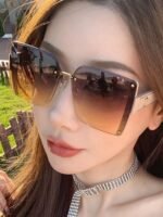 ⁦نظارات شمسية ديور العصرية الجديدة، بإطار مربع، مستقطبة⁩ - الصورة ⁦3⁩