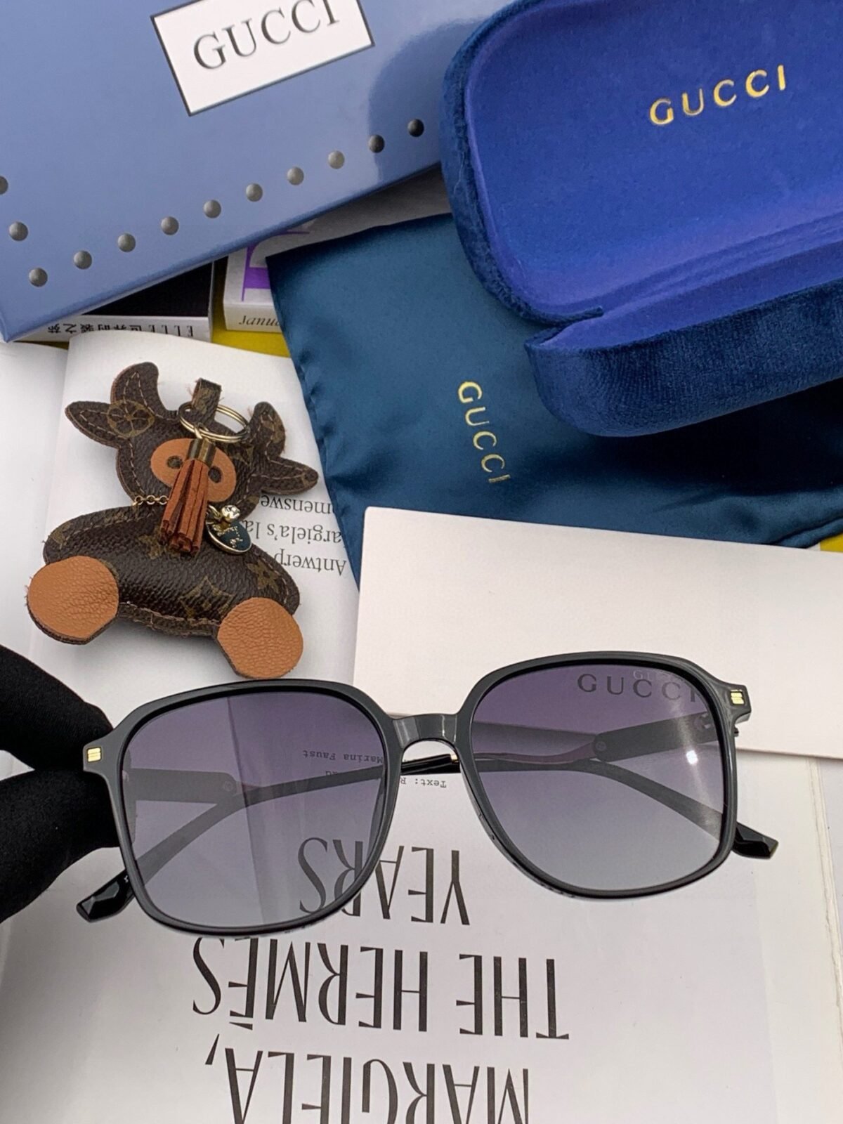 ⁦نظارات غوتشي الشمسية الجديدة⁩ - الصورة ⁦9⁩