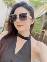 ⁦نظارات غوتشي الشمسية النسائية عالية الدقة والمستقطبة⁩ - الصورة ⁦2⁩