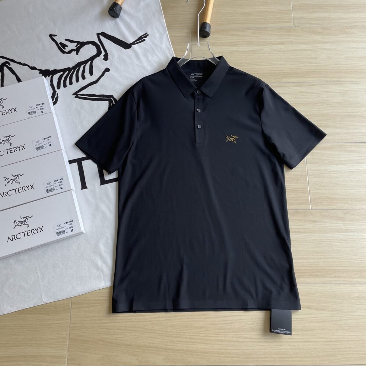 ⁦قميص عالي الجودة من القطن سريع الجفاف مريح وغير رسمي قصير الأكمام⁩ - الصورة ⁦2⁩