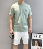 ⁦برادا نيو تي شيرت قصيرة الأكمام ، رقبة مستديرة⁩ - الصورة ⁦4⁩