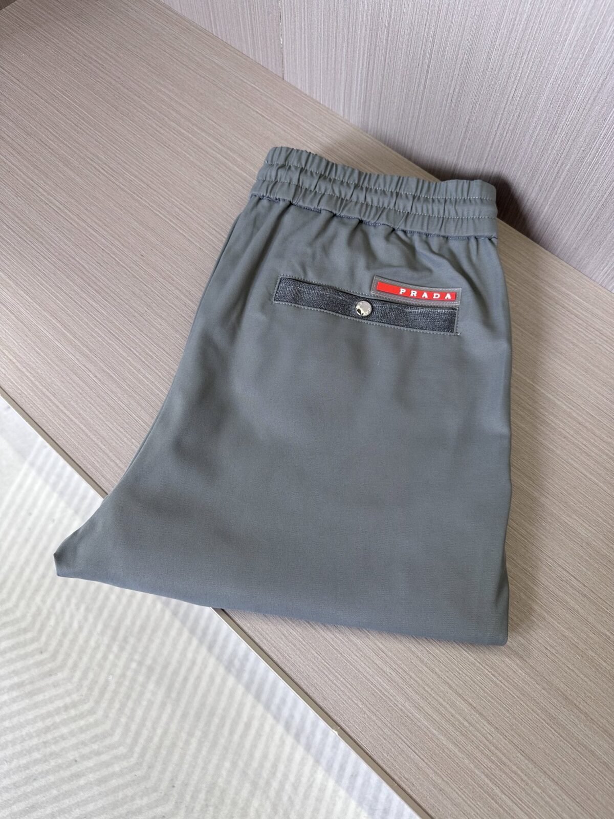 wsxc1747184323346_0 بنطال برادا الجديد من القطن الخفيف برباط - الصورة 1