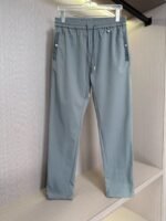 ⁦بنطال برادا الجديد من القطن الخفيف برباط⁩ - الصورة ⁦2⁩