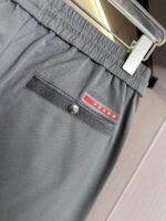 ⁦بنطال برادا الجديد من القطن الخفيف برباط⁩ - الصورة ⁦6⁩