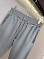 ⁦بنطال برادا الجديد من القطن الخفيف برباط⁩ - الصورة ⁦4⁩