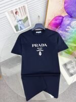 ⁦تيشيرت برادا ربيع وصيف، أحدث صيحات الموضة بياقة دائرية وأكمام قصيرة⁩ - الصورة ⁦3⁩