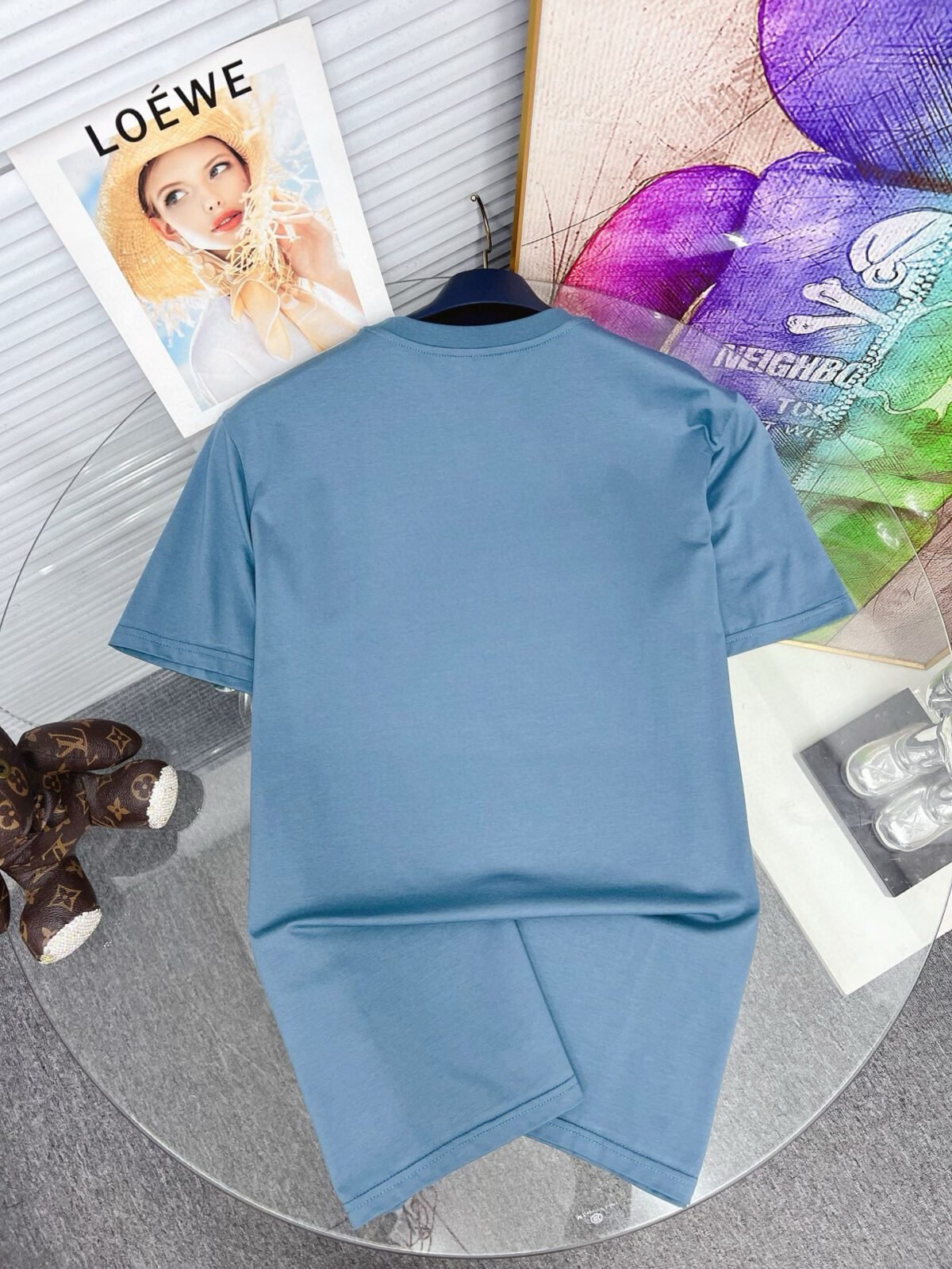 ⁦تيشيرت برادا ربيع وصيف، أحدث صيحات الموضة بياقة دائرية وأكمام قصيرة⁩ - الصورة ⁦4⁩