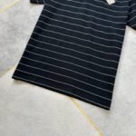 ⁦تي شيرت بولو برادا مخطط عالي الجودة بأكمام قصيرة وناعم ومحبوك.⁩ - الصورة ⁦6⁩