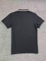 ⁦قميص بولو رجالي صيفي جديد من برادا، بأكمام قصيرة، بشعار كلاسيكي، مناسب للعمل، بتصميم كاجوال⁩ - الصورة ⁦5⁩