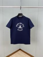 تيشيرت برادا الجديد، ربيع وصيف، بأكمام قصيرة، مطبوع عليه شعار بأحرف قديمة