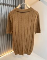 ⁦تي شيرت رجالي جديد من PRADA محبوك بأكمام قصيرة وياقة دائرية⁩ - الصورة ⁦5⁩