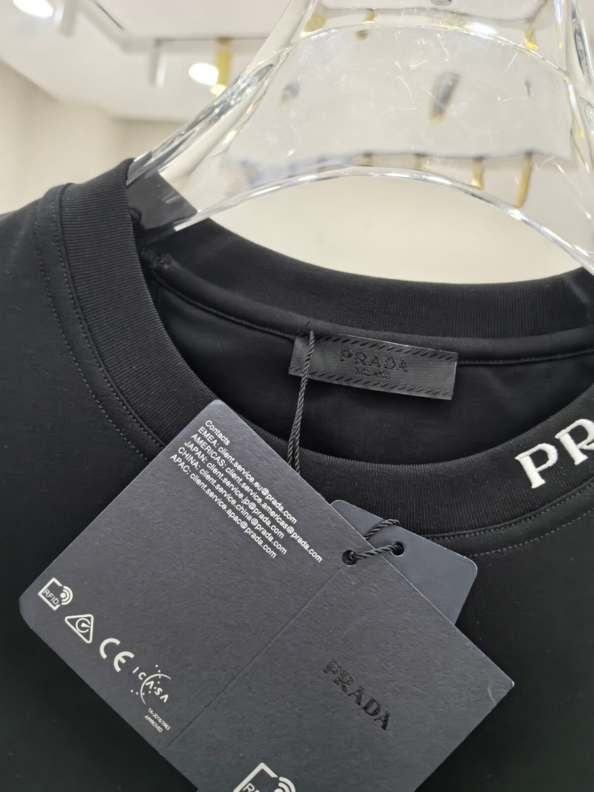 ⁦تيشيرت برادا الرجالي الأنيق بياقة دائرية وأكمام قصيرة⁩ - الصورة ⁦7⁩