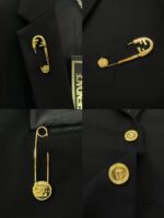 ⁦جاكيت بدلة كاجوال جديد من فيرساتشي⁩ - الصورة ⁦7⁩