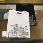 تيشيرت فيرساتشي جديد كاجوال بياقة دائرية وأكمام قصيرة