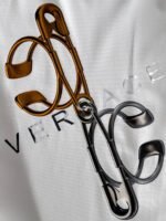 ⁦تيشيرت فيرساتشي ربيع وصيف جديد، مصنوع من القطن الخالص، بأكمام قصيرة، وياقة دائرية.⁩ - الصورة ⁦6⁩