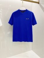 ⁦تيشيرت فندي الجديد، ربيع وصيف، قطني، برقبة دائرية وأكمام قصيرة⁩ - الصورة ⁦3⁩