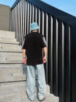 ⁦تيشيرت فندي الجديد بأكمام قصيرة وياقة دائرية⁩ - الصورة ⁦9⁩