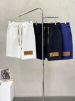 شورت فندي الجديد القصير، مريح وجيد التهوية