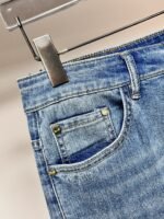 ⁦بنطلون جينز رجالي كاجوال عصري من فندي⁩ - الصورة ⁦5⁩