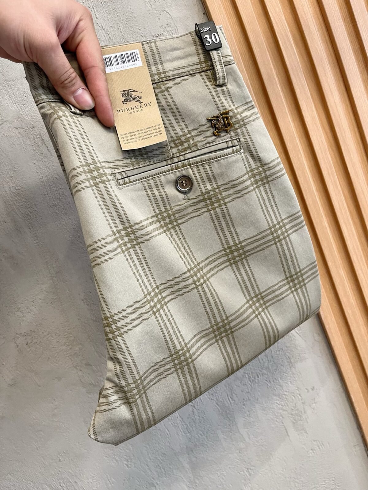 ⁦بنطال بربري الكاجوال الجديد للربيع والصيف⁩ - الصورة ⁦3⁩