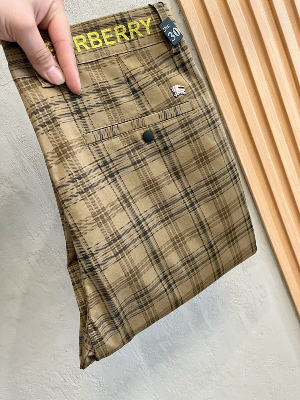 ⁦بنطال بربري الكاجوال الجديد للربيع والصيف⁩ - الصورة ⁦2⁩