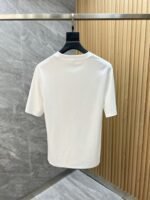 ⁦تيشيرت بربري الجديد من القطن بياقة دائرية وأكمام قصيرة⁩ - الصورة ⁦4⁩