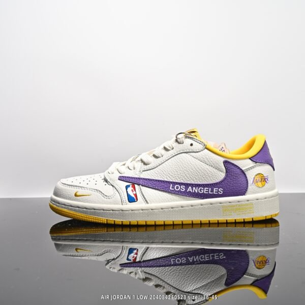 حذاء NIKE Air Jordan 1 Low "Lakers Edition