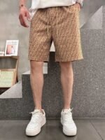 شورت رجالي كاجوال جديد من فندي