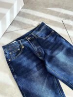 ⁦بنطال جينز رجالي كاجوال فاخر جديد من بربري⁩ - الصورة ⁦4⁩