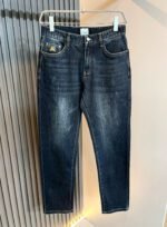 ⁦بنطال جينز رجالي كاجوال راقي جديد من بربري⁩ - الصورة ⁦2⁩