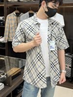 ⁦قميص بربري كاجوال بأكمام قصيرة⁩ - الصورة ⁦6⁩