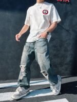 ⁦تيشيرت غوتشي الجديد بأكمام قصيرة وياقة مستديرة⁩ - الصورة ⁦4⁩