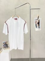 قميص غوتشي رجالي جديد كاجوال بأكمام قصيرة